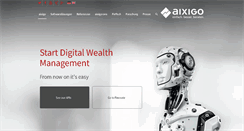 Desktop Screenshot of aixigo.de